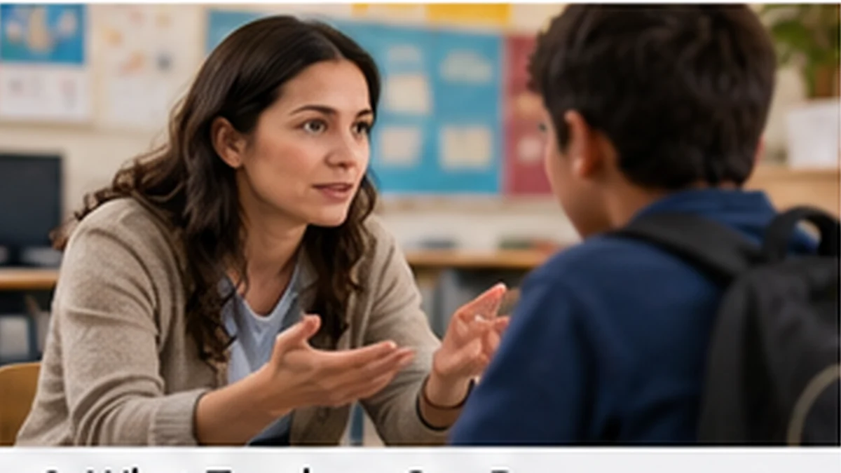 Teacher intervening and supporting students to address bullying safely