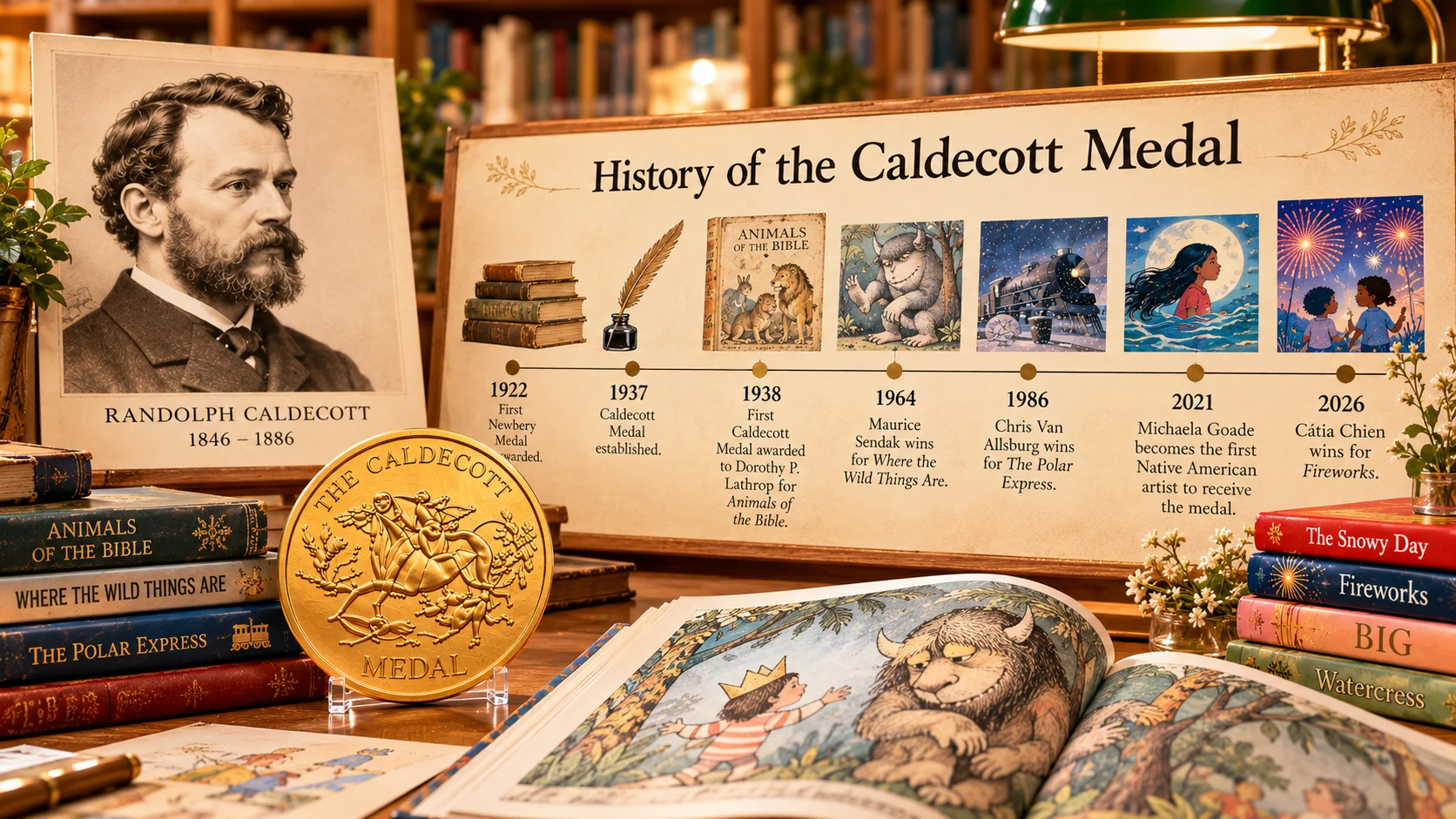 Caldecott Medal history and major historical milestones from 1938 onward