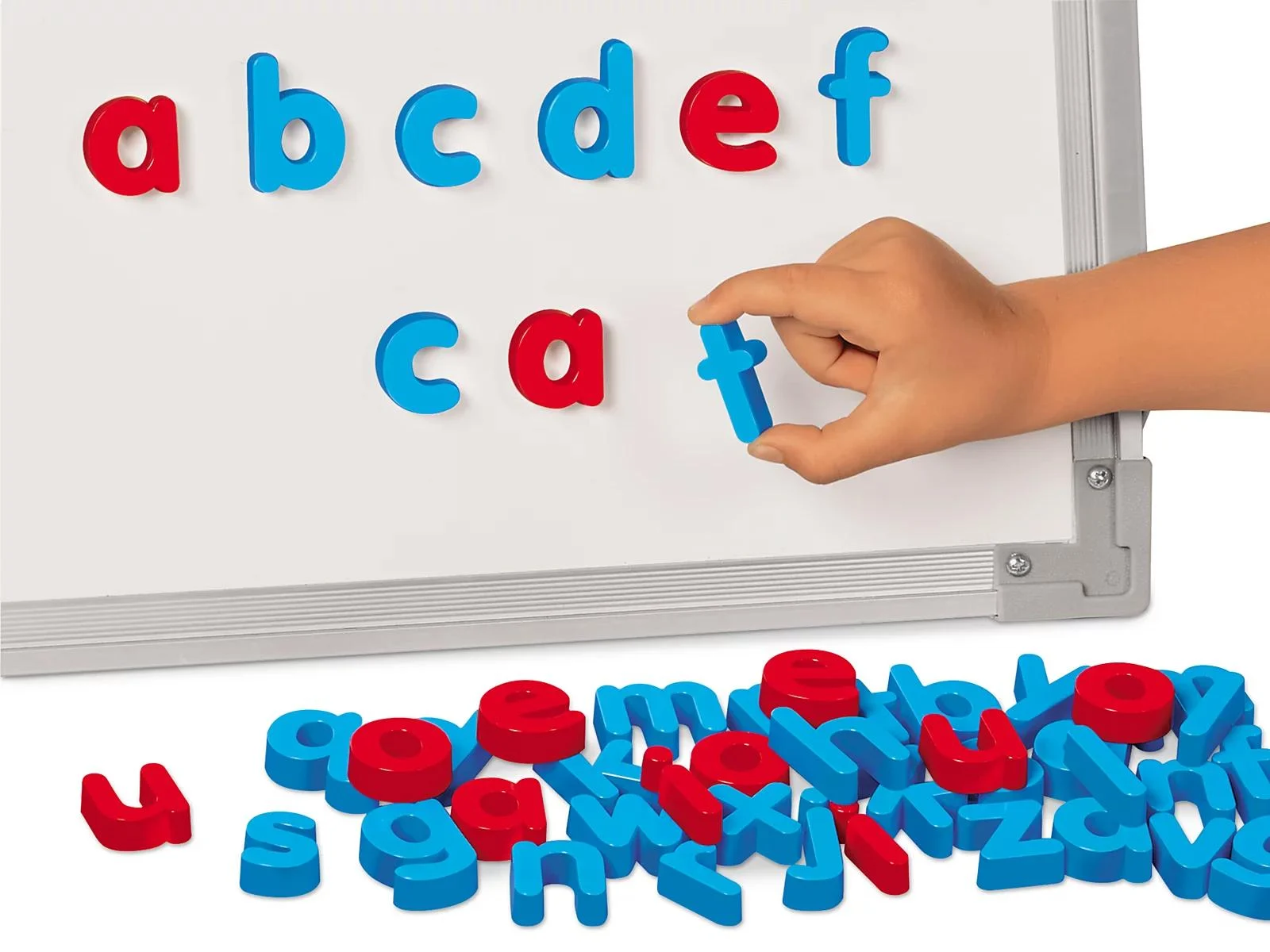 Kindergarten build the color word activity with alphabet letters